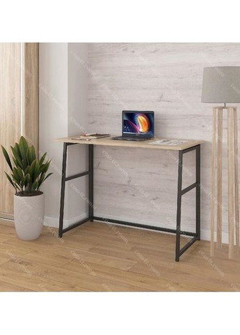 Стіл лофт письмовий, робочий, компютерний D-038 Бетон + Білий No Brand (371910143)