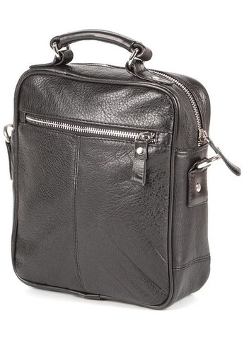 Сумка планшет через плечо мужская из натуральной кожи маленькая Черный 36568 Shvigel (353689996)