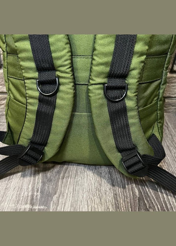 Рюкзак городской спортивный хаки с пришивным логотипом ромб No Brand (326805281)