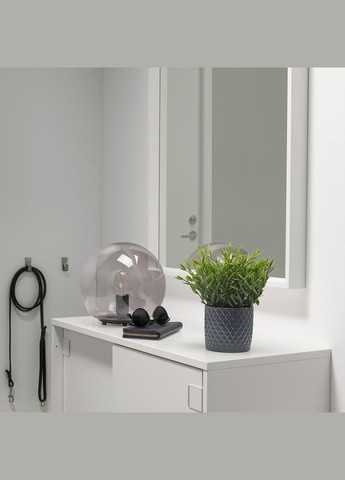 Искусственное растение в горшке для дома/улицы комнатный бамбук 9 см IKEA (272150164)