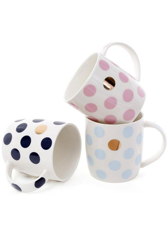 Кружка фарфоровая "Золотой горох" 320мл Bona (372171762)