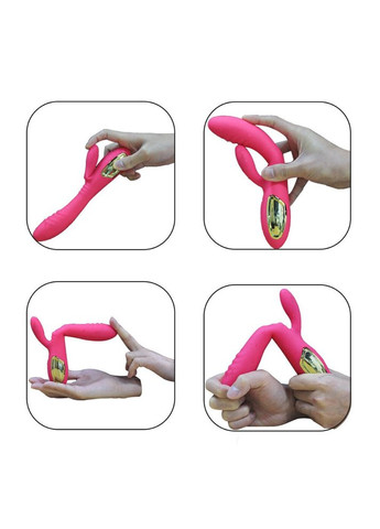 Вибратор вагинальный Royal-TE USB кролик двойной для клитора и точки G Focus (303881730)