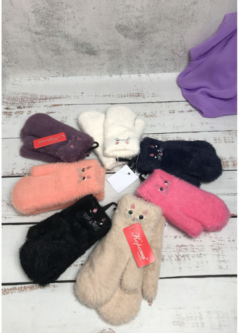 Детские перчатки для девочки бежевый (491-1) Корона (368540424)