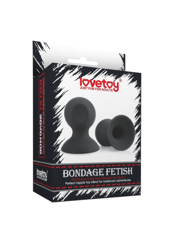 Силиконовые помпы для сосков Fetish Nipple Suckers для возбуждающих игр и стимуляции груди Lovetoy (332211483)