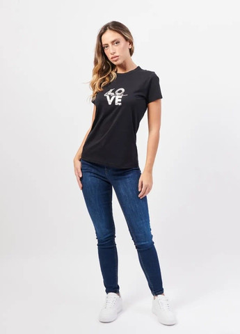 Футболка жіноча BOSS Hugo Boss Women's T-Shirt with Love Print - (323580121)