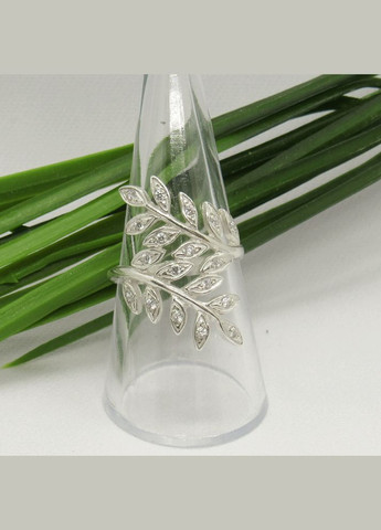 Серебряное кольцо "Веточка" с фианитами 20 No Brand (350667122)