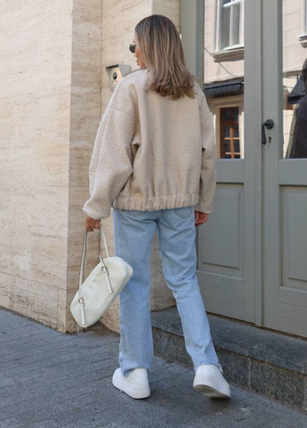 Изысканный повседневный демисезонный бомбер букле Allthings на пуговицах (370678756)