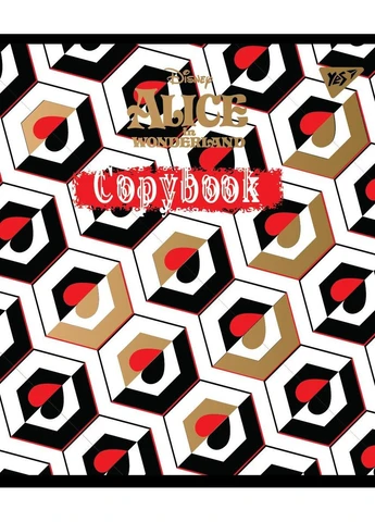 Тетрадь уч. " " 12л.# /764214/ "ALICE" мат. ВДЛ+софт-тач+фольга золото (10/250) Yes (392420945)