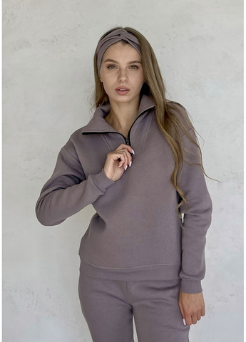 Теплый женский костюм на флисе с кофтой на молнии (солоха в подарок) Merlini Анже (303933243)