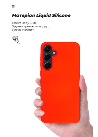 Чехол ICON для Samsung A55 5G (A556) Red (ARM74325) PTR ArmorStandart (327889266)