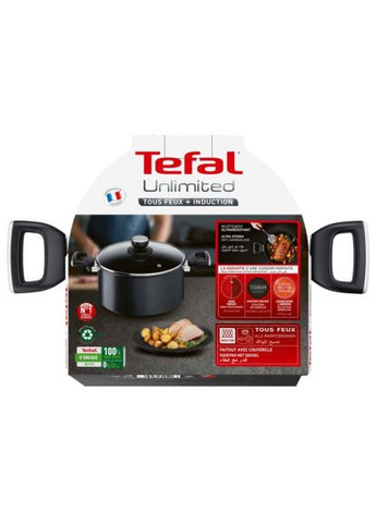 Кастрюля Unlimited 5,3 л Black (G2554672) Tefal Unlimited 5, 3 л Black (366490708)