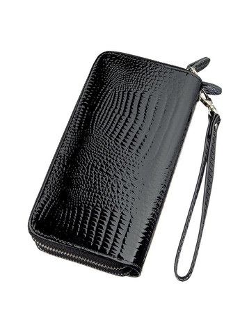 Гаманець жіночий з екокожі на дві блискавки лаковий Хамелеон 19026 KIVI (331911302)