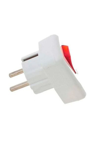 Вилка с заземлением с кнопкой LMA002 Lemanso (334846491)