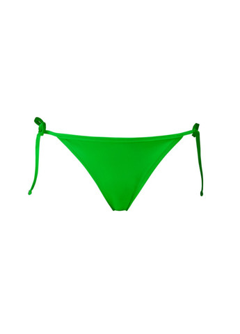 Зеленые плавки swim women side tie bikini bottom однотонные Puma