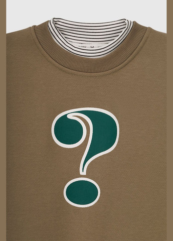 Kai-Kai світшот з принтом для хлопчика 52807 86 см (2000990111234w) shop (2000990111234) хакі