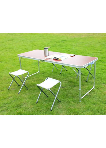 Стіл для пікніка складний та 4 стільці No Brand folding table (290049567)