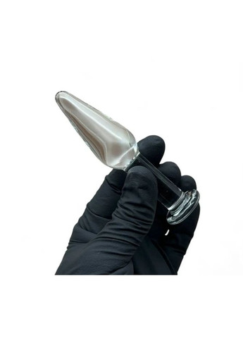 Анальная пробка из стекла для начинающих Плаг втулка для секса анальной стимуляции ануса стеклянная +ЛУБРИКАНТ No Brand (331345533)