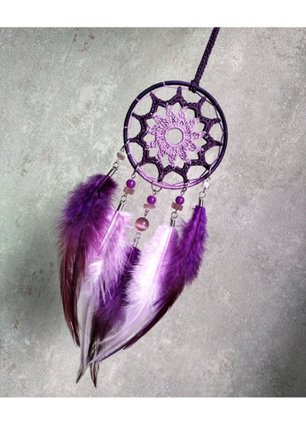 Мини/Авто-ловец снов "Сиреневый туман". Оберег-подвеска в машину. Амулет на зеркало заднего вида Dream Studio (363057499)