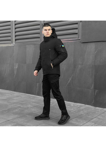 Чорна зимня куртка motive зима b2 чорний Pobedov