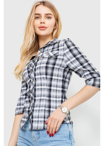 Черно-белая рубашка Ager