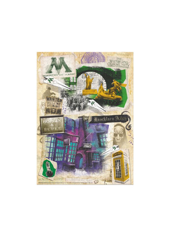 Пазл классический "Harry Potter. Министерство магии и Аллея Ноктерн" 200504, 450 элементов DoDo Toys (305315177)