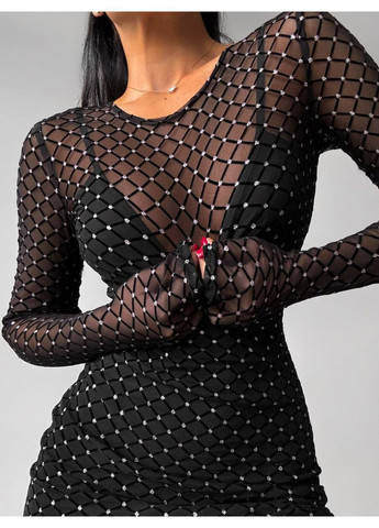 Чорна жіноча сукня міні Osoblyva