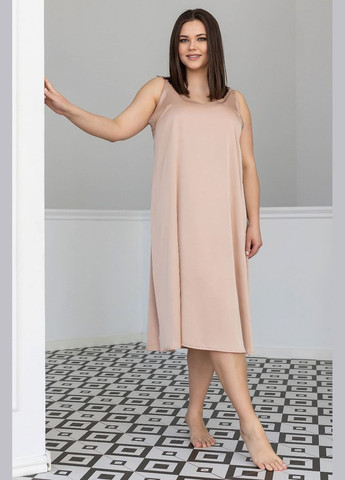 Бежевий демісезонний комплект шовковий довгий з халатом кімоно кб199н беж+принт MiaNaGreen