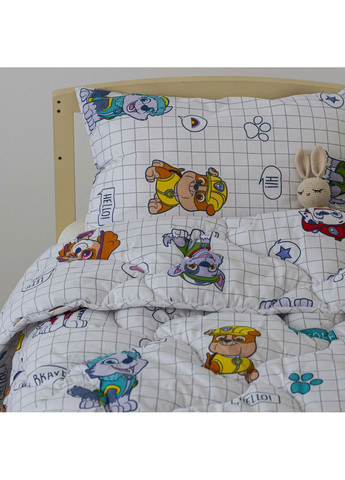 Дитяча ковдра 105*140 см, 250 гр/м2 гіпоалергенна LITTLE FRIENDS Lucky Dogs FR Біла (29860105140) ТЕП (368157364)