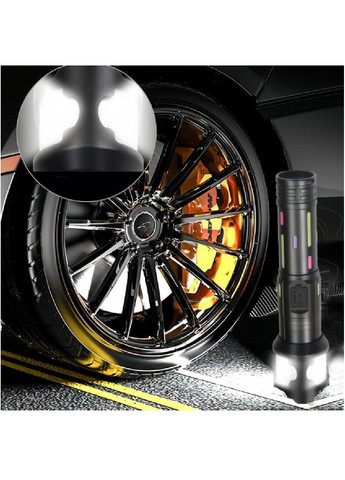 Фонарь аккумуляторный с боковым светом флуоресцентной окраской функцией Power Bank 3 режима свечения (482056-Prob) Unbranded (369980427)