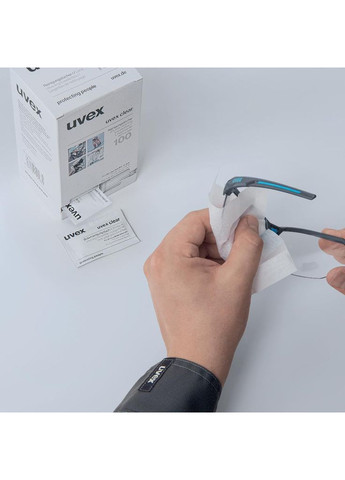 Настінний комплект станція для очищення окулярів (9970005) Uvex (361949525)