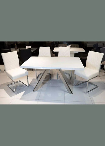 Стіл розкладний Кемел 1400/1800x850x760 білий Prestol (356683776)