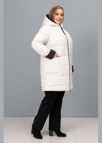 Белое демисезонное Короткое двустороннее пальто ИСТРА белое 62 Tatiana
