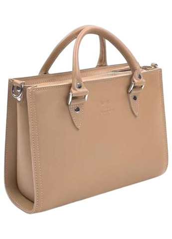 Сумка тоут через плече жіноча шкіряна середня Карамельний 36052 The Wings (355245055)