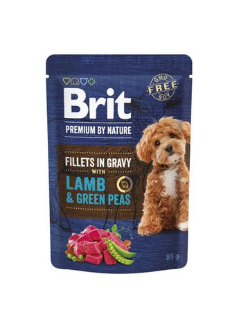 Корм вологий Fillets in Gravy Multipack для собак малих порід філе в соусі Мультипак 12 шт х 85 г Brit Premium (322875101)