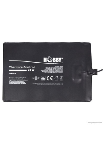 Нагрівальний мат із контролером, водонепроникний Thermica Control 23W IP67, 30x20см Hobby (327433086)