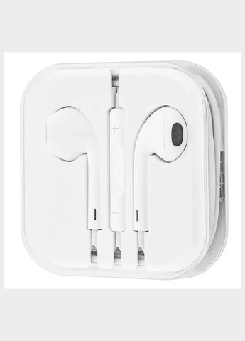 Навушники EarPods 3.5 mm з пультом і мікрофоном Foxconn (280876827)