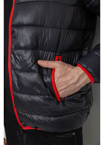 Черная куртка мужская демисезонная 244rl616, Ager