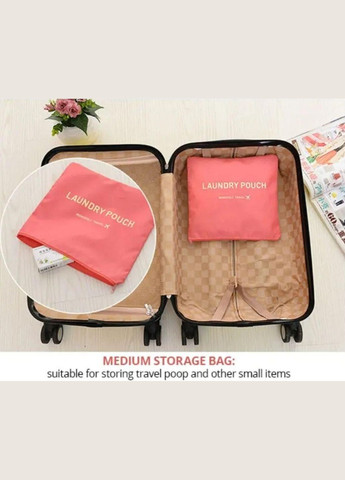 Набір дорожніх органайзерів Кораловий No Brand (296573446)