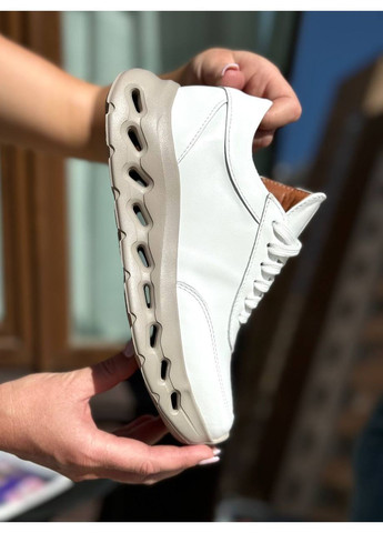 Кожаные Кроссовки Helen белые (360389538)