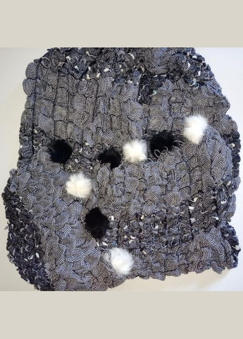 Шарф з боломбонами об'ємний жіночий новий+подарунок No Brand (342384726)