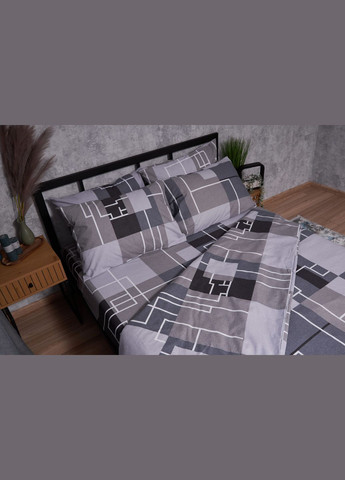 Комплект постільної білизни Бязь Gold Люкс «» сімейний 143х210х2 наволочки 2х40х60 (MS-820002008) Moon&Star Domiano (285717933)