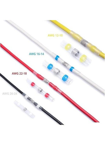 Термоусадочная гильза с припоем термоусадка 0.25-6.0 мм PWR набор 120 шт (DR050756) No Brand (330778983)