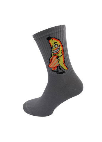 Комбинированные носки мужские, с высокой резинкой. бананы. комплект из 3х пар. цвет: цветной микс. Крокус бананы (334718241)