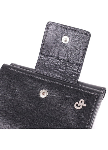 Шикарный кошелек с множеством отделений из люксовой натуральной кожи 22573 Черный Grande Pelle (292849765)