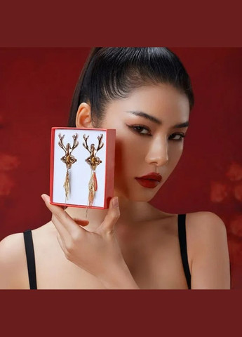 Зажимы для сосков в виде оленей Sevanda Stag Clamps, с подвесками, металлические, золотые CherryLove Lockink (293293813)