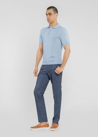 Поло чоловіче блакитне Arber Polo SS3 AVT-70 (329304339)