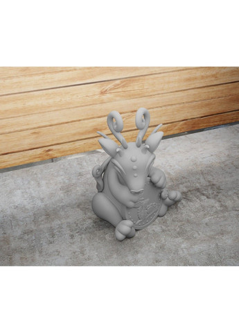 Статуетка дракона з монетою - символ 2024 року. ЗаСвіт (280940659)