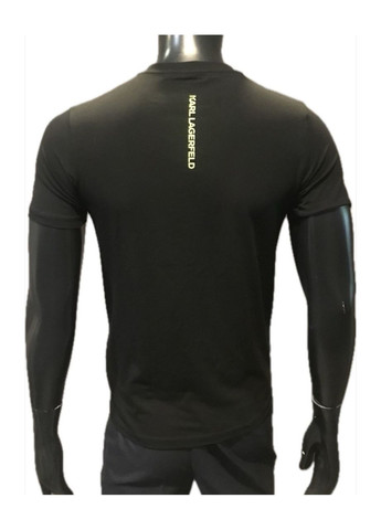 Черная футболка с коротким рукавом Karl Lagerfeld