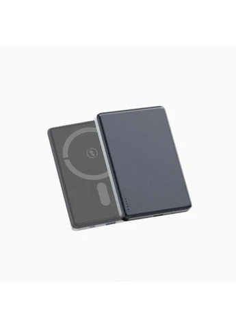 Power Bank Aspor A381 Magnetic Wireless 5000mAh (Type-C/20W) - сірий (900154) - легкий, компактний, швидка зарядка Fishing Roi (394953387)