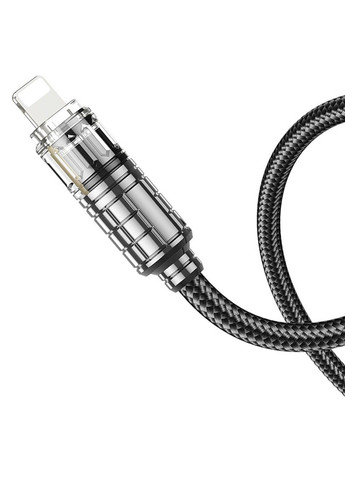 Дата кабель U122 Lantern Transparent Discovery Edition Type-C to Lightning (1.2m) Hoco (291879904)